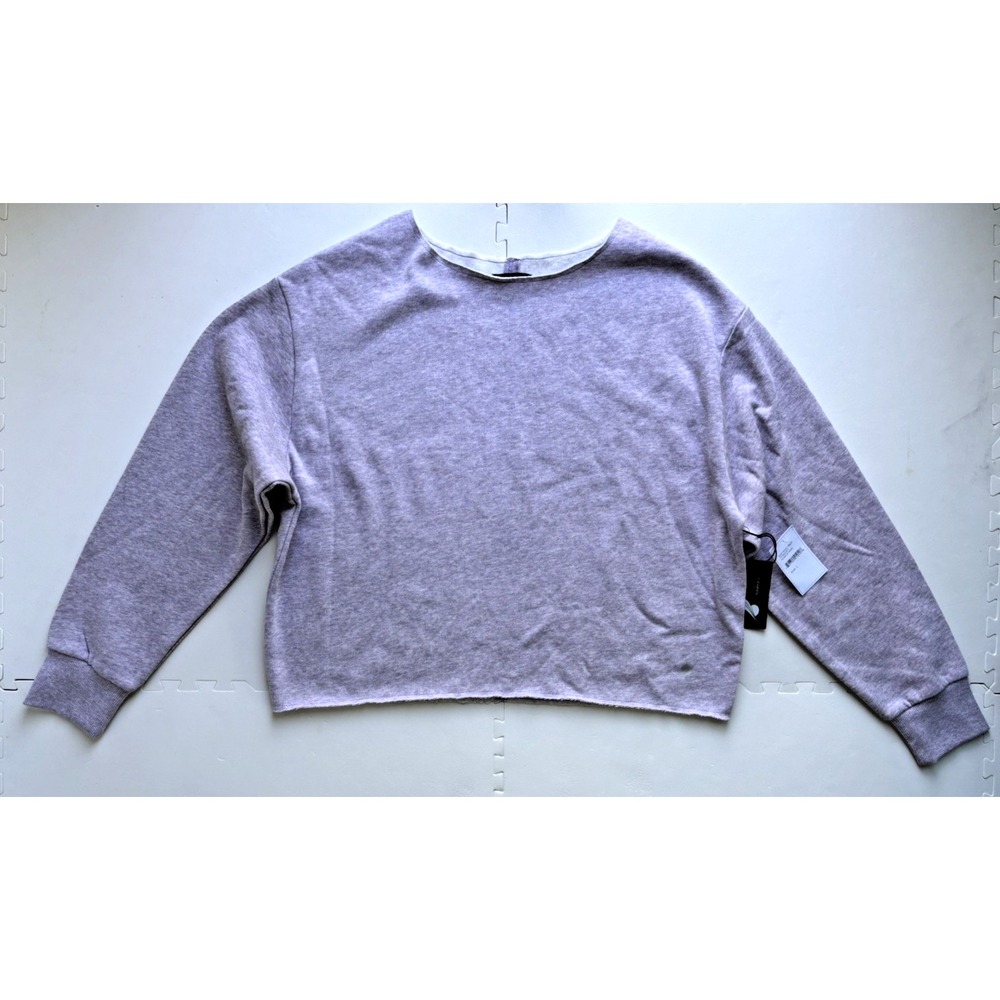 Nwt FUNDAMENTAL COAST Womens Sweatshirt Eastside Crew Pullover - Sz L Purple Haz